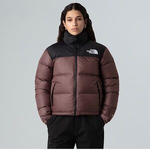 The North Face Women's Nuptse Retro '96 Jacket - Black and Brown